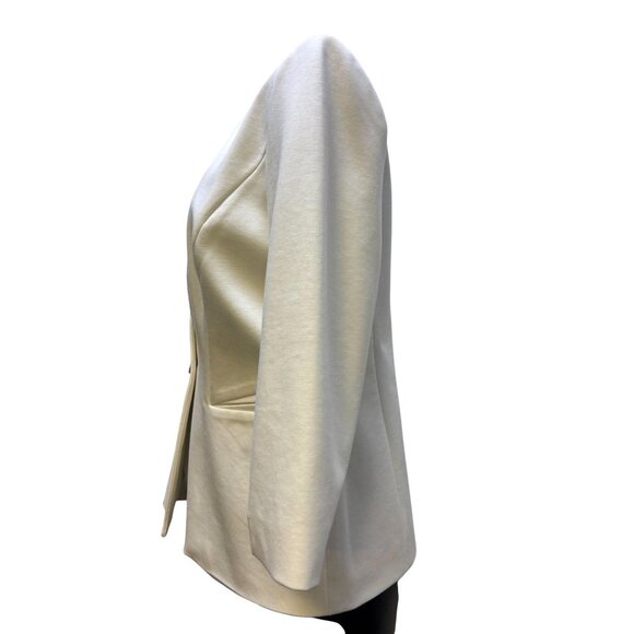 NWT Chicos Ecru Two-Piece Suit Blazer & Trousers Size 0 - Picture 6 of 13